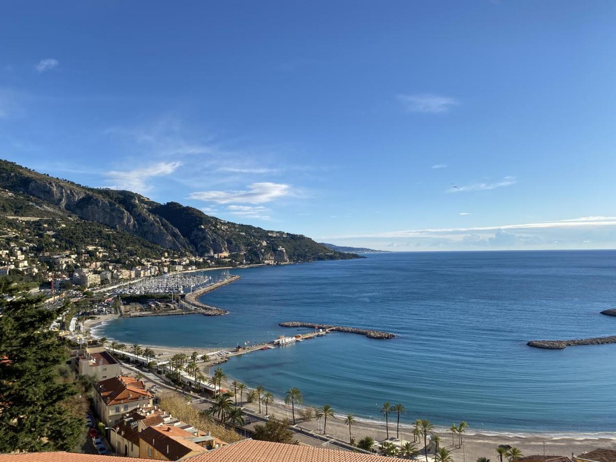 Le Vigia-Vue Mer-Terrasse-Climatisation-Parking Mentona Zewnętrze zdjęcie