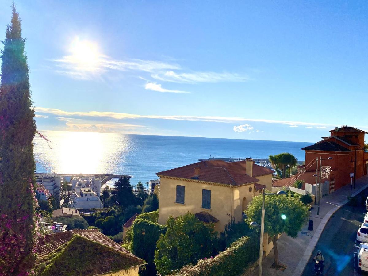 Le Vigia-Vue Mer-Terrasse-Climatisation-Parking Mentona Zewnętrze zdjęcie