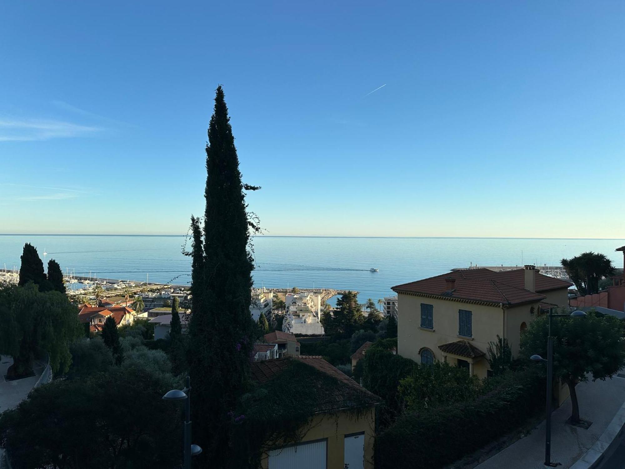 Le Vigia-Vue Mer-Terrasse-Climatisation-Parking Mentona Zewnętrze zdjęcie